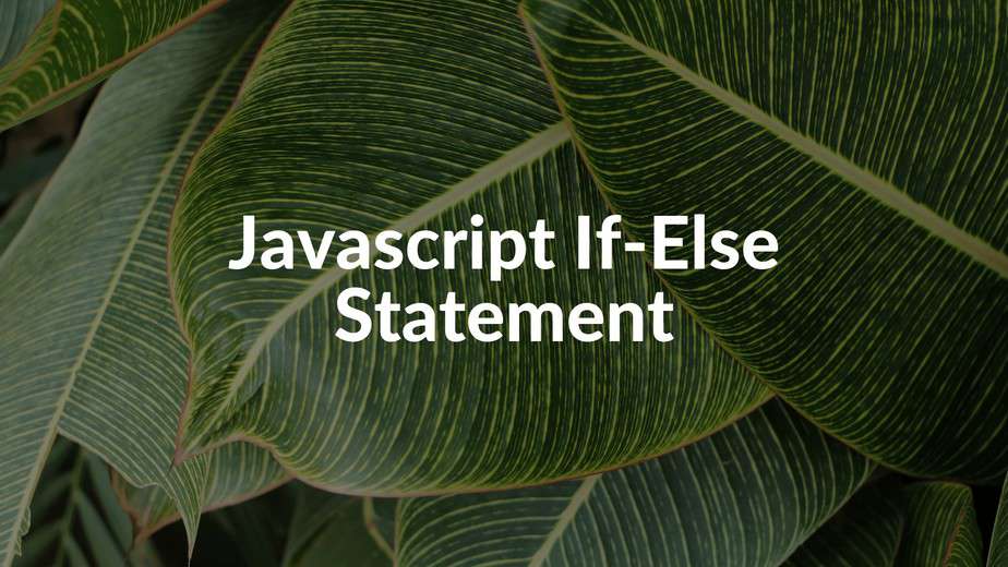 javascript conditional statement