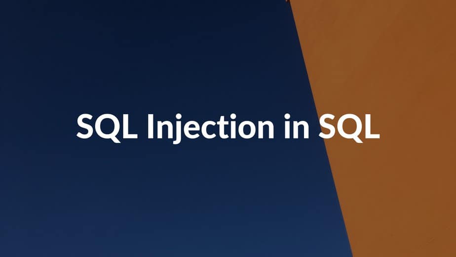 SQL Injection in SQL