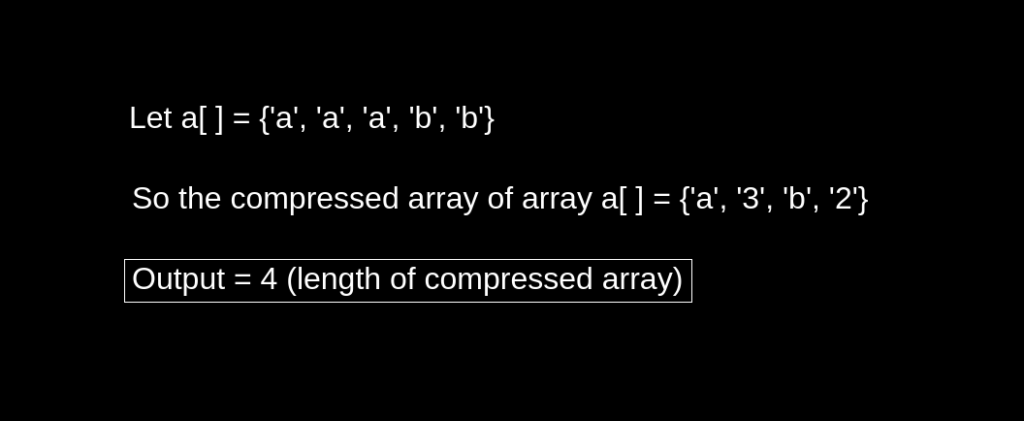 String Compression - TutorialCup