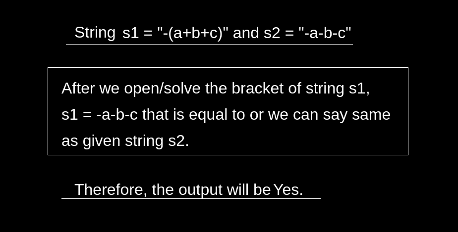Check if Two Expressions With Brackets are Same