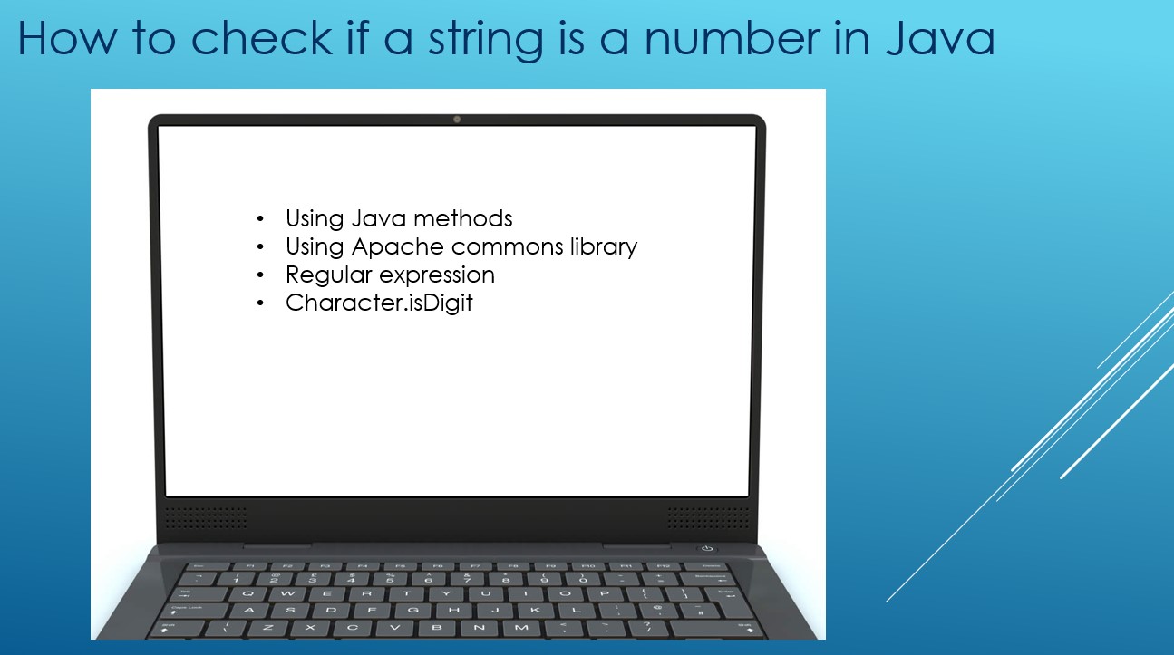 How to check if a string is a number