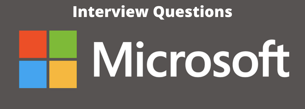 Microsoft Coding Interview Questions - Microsoft Coding Questions