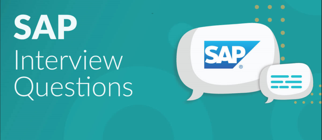 SAP Interview questions